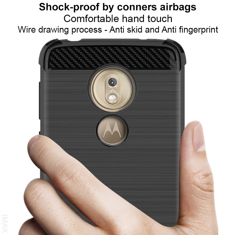 Чехол для Motorola Moto G7 Play Обложка IMAK облегающие чехлы мягкая задняя крышка телефона
