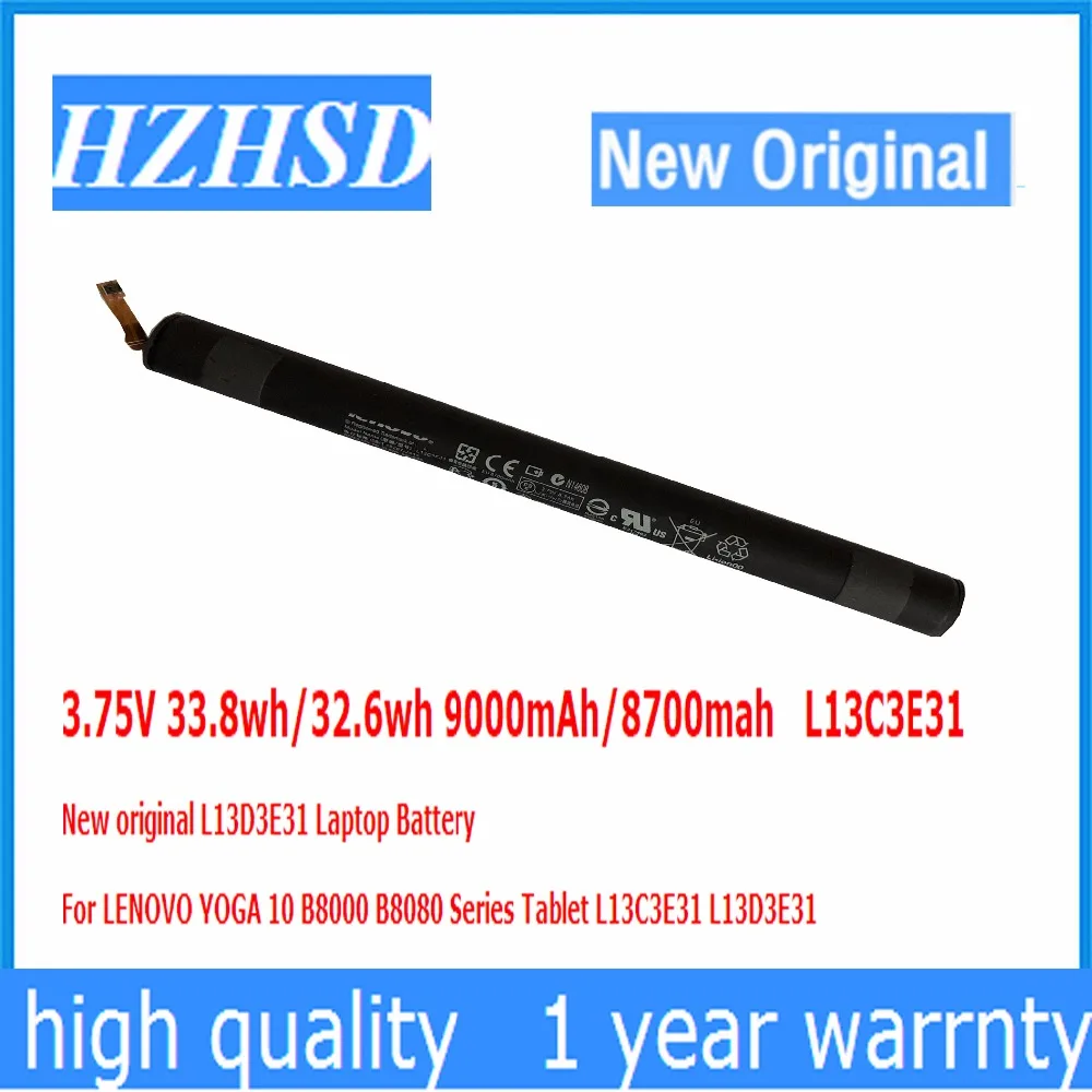 3 75 V 33.8wh/32 6wh 9000mAh L13C3E31 новый оригинальный L13D3E31 Аккумулятор для ноутбука LENOVO YOGA 10
