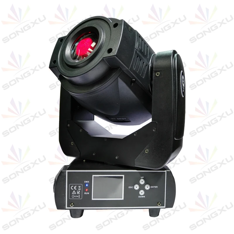 90 Вт LYRE moving head Точечный светильник светодиодный диско DJ 3 лицевая Призма DMX