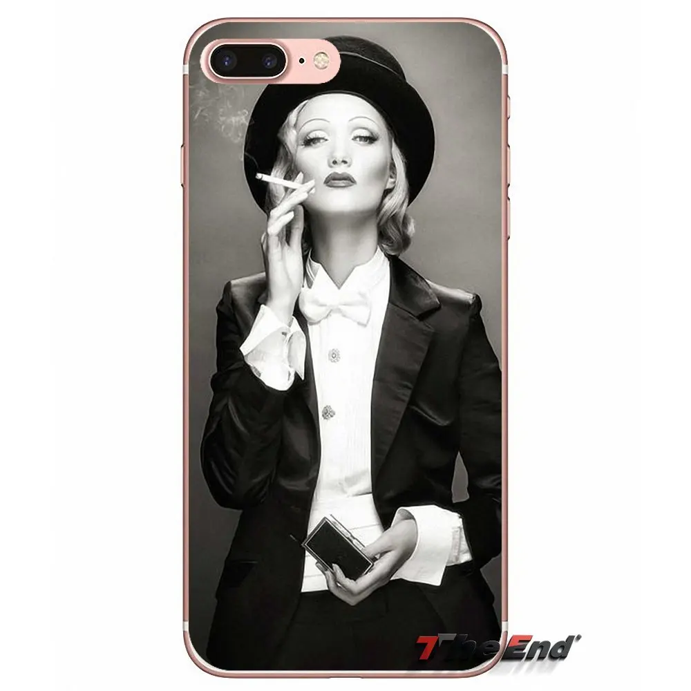 Marlene Dietrich The Blue Angel Soft Case For iPhone X 4 4S 5 5S 5C SE 6 6S 7 8 Plus Samsung Galaxy J1 J3 J5 J7 A3 A5 2016 2017 | Мобильные