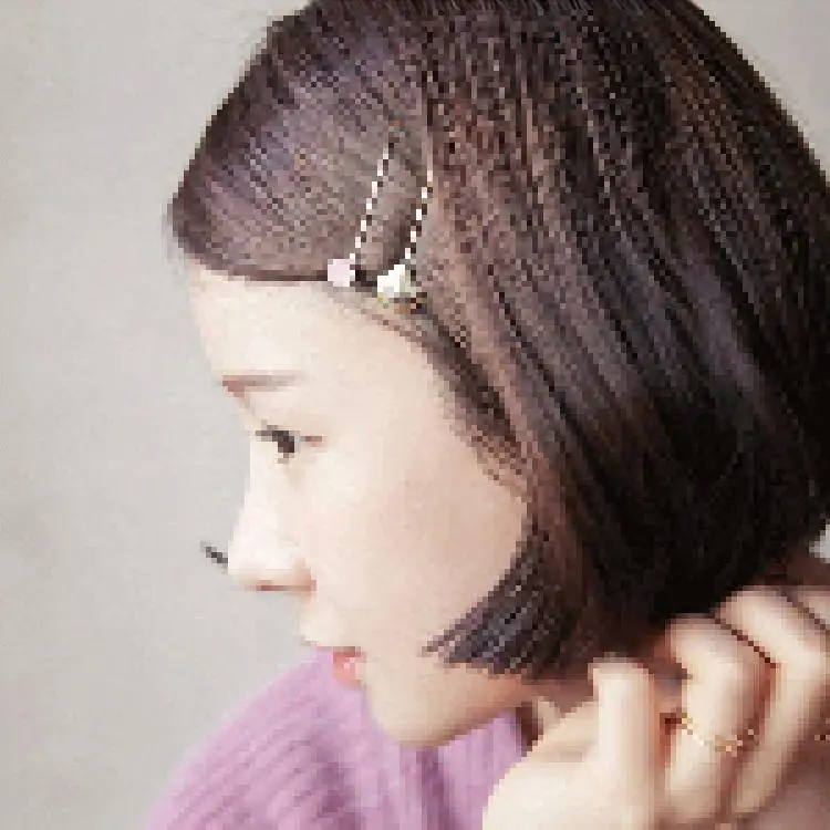 Женские украшения для волос в Корейском стиле шпилька с ракушками и кристаллами