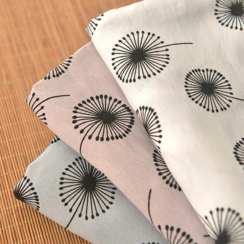 

3 Color Dandelion Linen Fabric