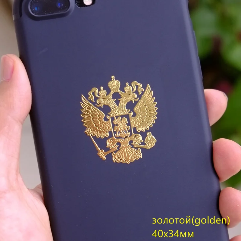 Three Ratels MT-056#58*55мм злой лев металл наклейки на авто или на телефон золотой никель стикер авто наклейки на ноутбук - Название цвета: MT-001XS Golden