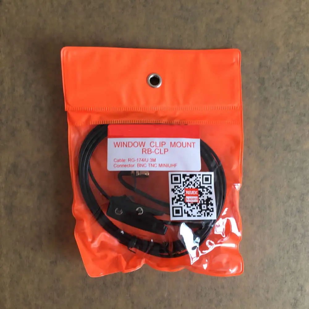 

For Nagoya 3M Window Mount Clip Radio Antenna Mounting Bracket RB-CLP SMA-F for BaoFeng UV-5R GT-3 UV-82 BF-888S H777