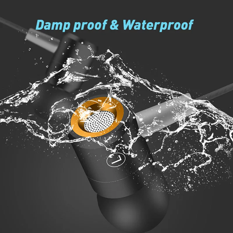 Overfly спортивные наушники в ухо вкладыши мини гарнитура проводные для