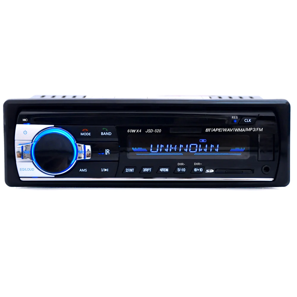 Bluetooth V2.0 автомобильный радиоприемник стерео аудио mp3 плеер с APE 12 В In dash 1 Din FM