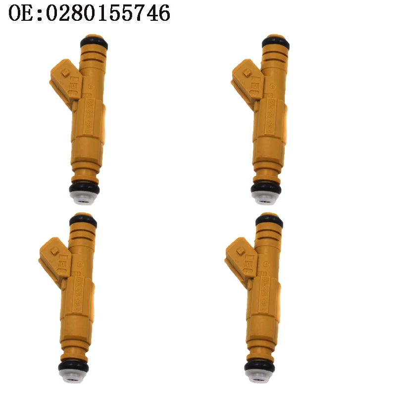 

New 4PCS Fuel Injector Fits For 97-98 Volvo 960 S90 V90 2.9L 87-98 Jeep 4.0L Dodge Chevy 0280155746