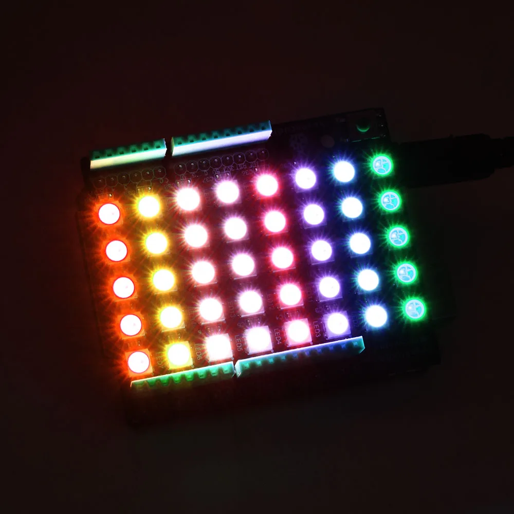 Светодиодный экран Keyestudio SK6812 5050 40Bits для Arduino UNO R3 | Компьютеры и офис