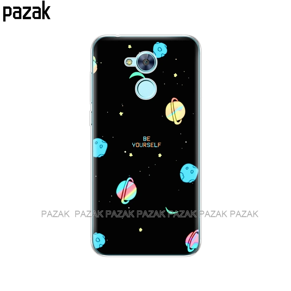 34531 Силиконовый чехол для телефона huawei honor 6A, чехлы из мягкого ТПУ, задняя крышка для телефона, прозрачный чехол etui, бампер, полная защита 360 - Цвет: 34531