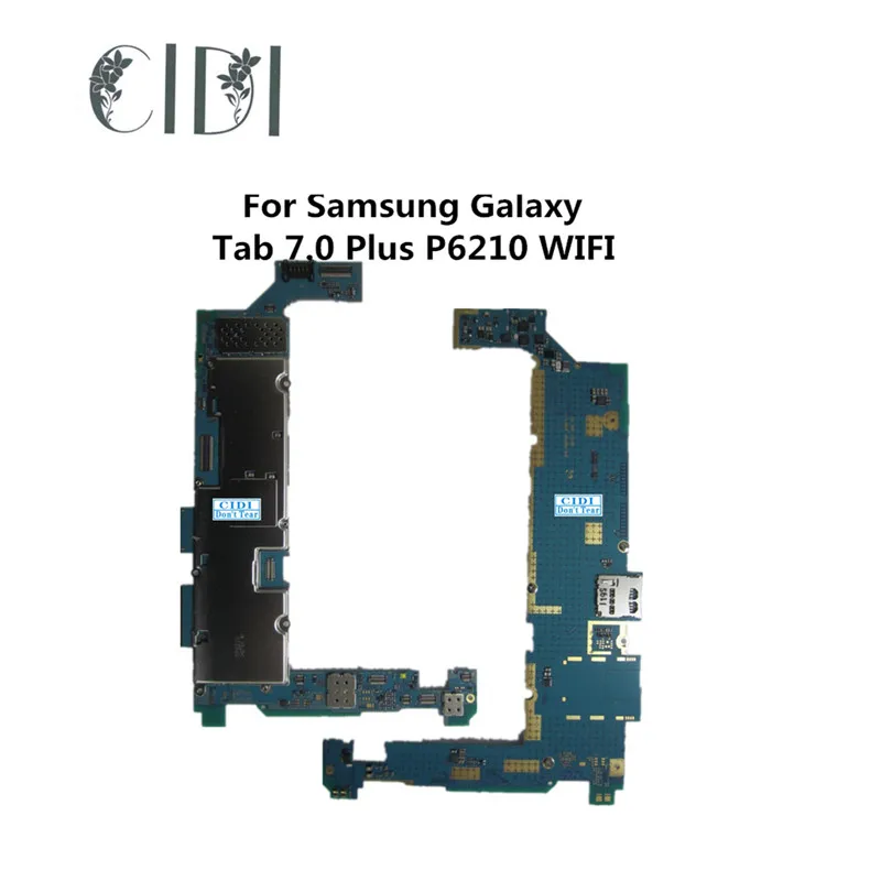 CIDI полностью Рабочая оригинальная плата для Samsung Galaxy Tab 7 0 Plus P6210 WIFI разблокировка