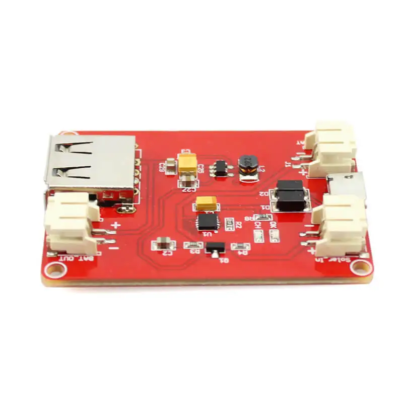 Elecrow Mini Solar Lipo Charger Board CN3065 Lithium Battery Charge Chip DIY Outdoor Application Kit Charging Module - Мини солнечная плата для зарядки LiPo-аккумуляторов Elecrow с микросхемой CN3065, набор для наружного применения, модуль зарядки.