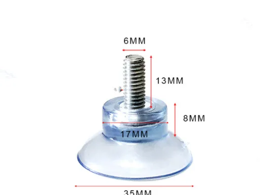 

Прозрачная настенная вешалка с присосками для хранения и организации дома, для кухни, ванной комнаты, автомобиля, присоска 35 мм