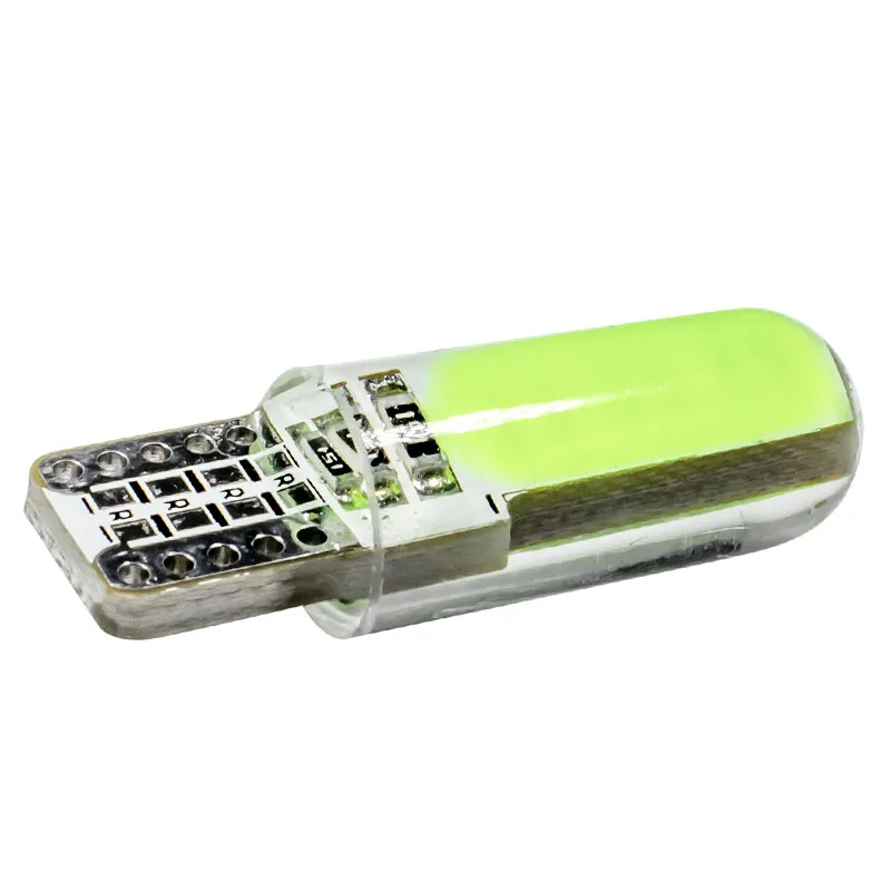 Новый T10 W5W силиконовый чехол 12 чипов COB LED Автомобильный внутренний купол свет WY5W