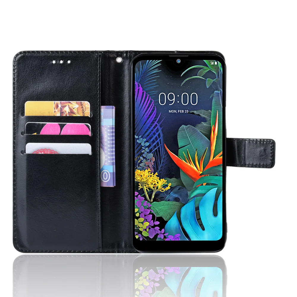 

For LG Q60 PU Leather wallet case with Kickstand &Credit Slots For LG Stylo 5 V50 ThinQ Q7 K8 K10 2018 V30 Q6 Q Stylo 4 V40ThinQ