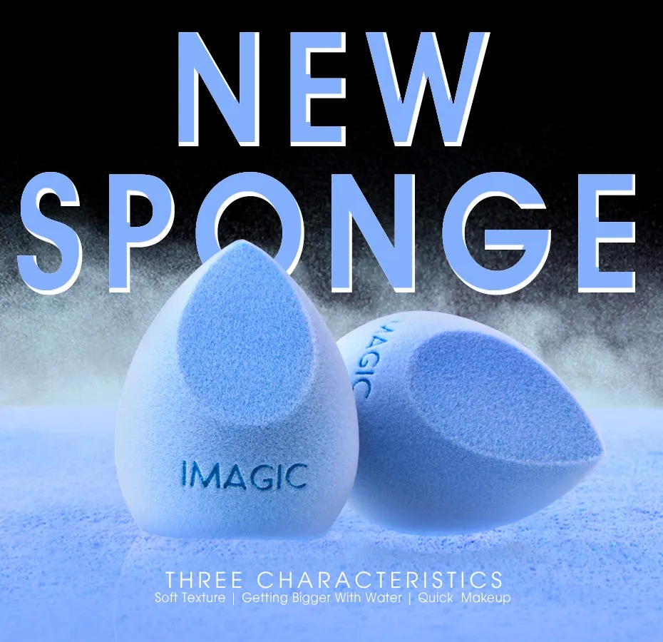 IMAGIC Makeup Foundation Powdery спонж для Макияжа Косметический пышный порошок Гладкий косметический спонж для нанесения макияжа