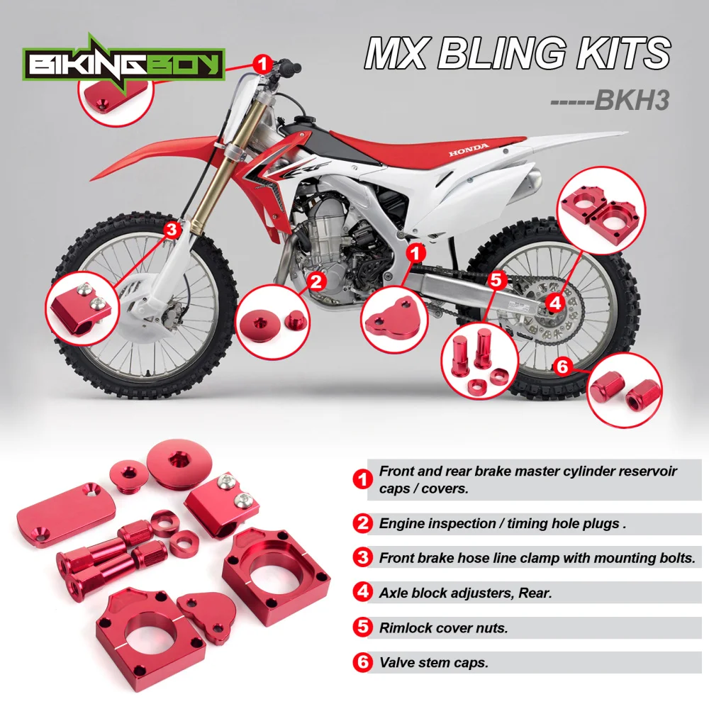 BIKINGBOY декоративные комплекты для HONDA CRF 250 R X 04 17 CRF450R 02 CRF450X 05 06 07 08 09 10 11 12 13 14 15 16 лет