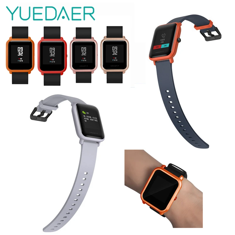 YUEDAER 2 шт Защитный чехол для Xiaomi Huami Amazfit Bip PACE Youth Watch PC Защитная оболочка для Xiaomi Amazfit чехол для часов
