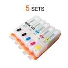 Оптом 5 комплектов PGI 550 CLI 551 пополняемый картридж для чернил с чипами ARC для Canon PIXMA IP7250 MG 6350 MG 5450MX 925