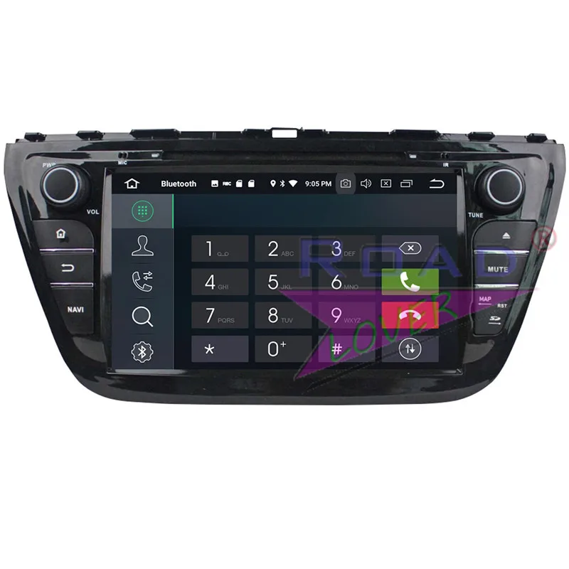 Roadlover Android 9 0 автомобильный ПК Мультимедийный DVD-плеер авторадио для Suzuki SX4 S Cross 2014