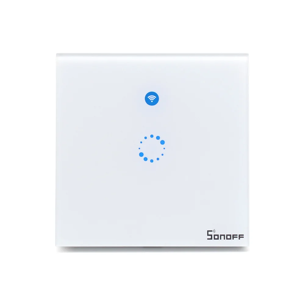 2017 sonoff T1 1 Gang 2way WiFi Smart rf/app/Touch Управление свет стены таймер Выключатель 86 Тип