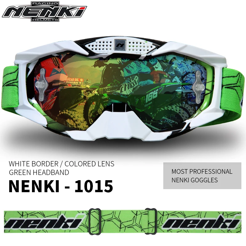 NENKI Motocross Off-Road ATV Dirt Bike MX Downhill DH Goggles Ski Snowboard Glasses Motorcycle Racing Eyewear Replaceable Lens | Автомобили