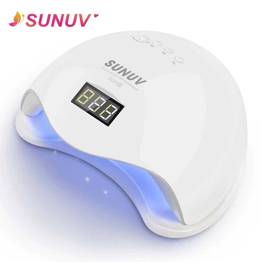 Sunuv SUN5 48 Вт Сушилка для ногтей белый двойной УФ светодио дный лампы Гель-лак