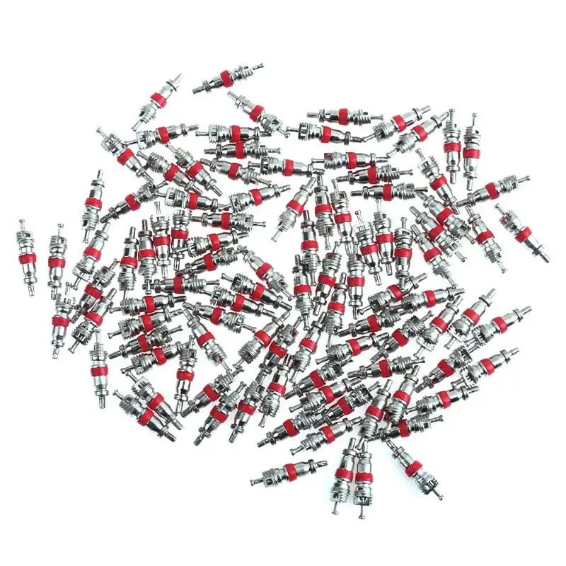 

100pcs Car Motorcycle Bicycle Tyre Tire Valve Stem Cores for Schrader Valve High Quality Car Accessories Car Truck Replacement