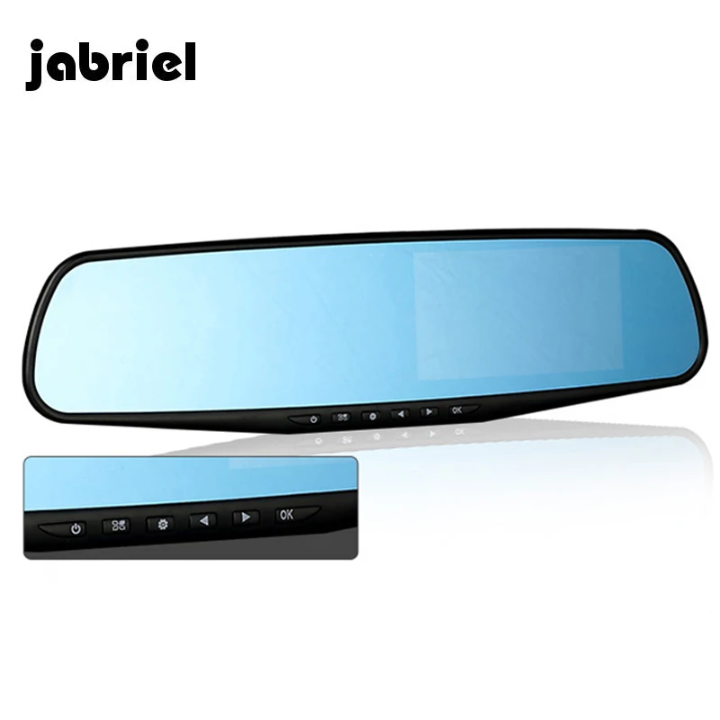 Зеркало видеорегистратор Jabriel 2 дюйма FHD 4 3 P с камерой заднего