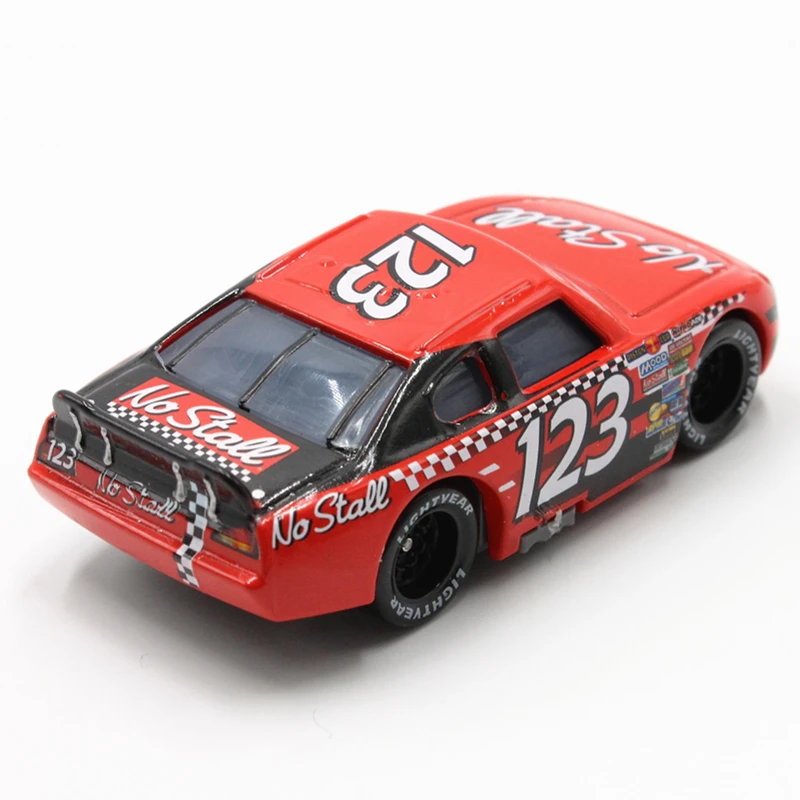 100% оригинальные модели автомобилей Disney Pixar No.123 No Staee Racer масштаб 1:55 литой