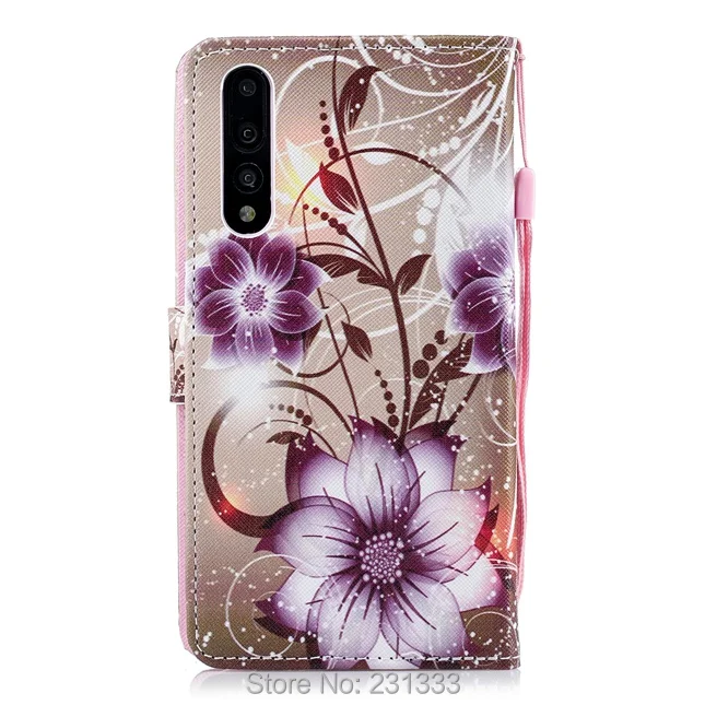 Кожаный чехол-кошелек C-ku с цветком для Huawei P20 PRO Y5 2018 Honor V9 Play 9 LITE 7A 10 7X Enjoy 7S чехол ID
