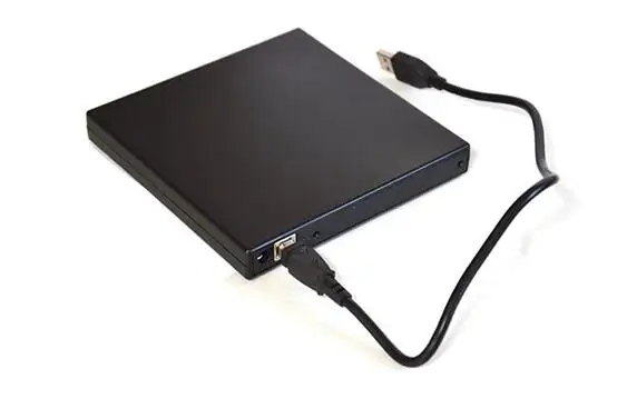 Внешний USB DVD-ROM 8X Dual Layer DVD Combo Игрока 24X CD-R Горелки Сельма Портативный Оптический