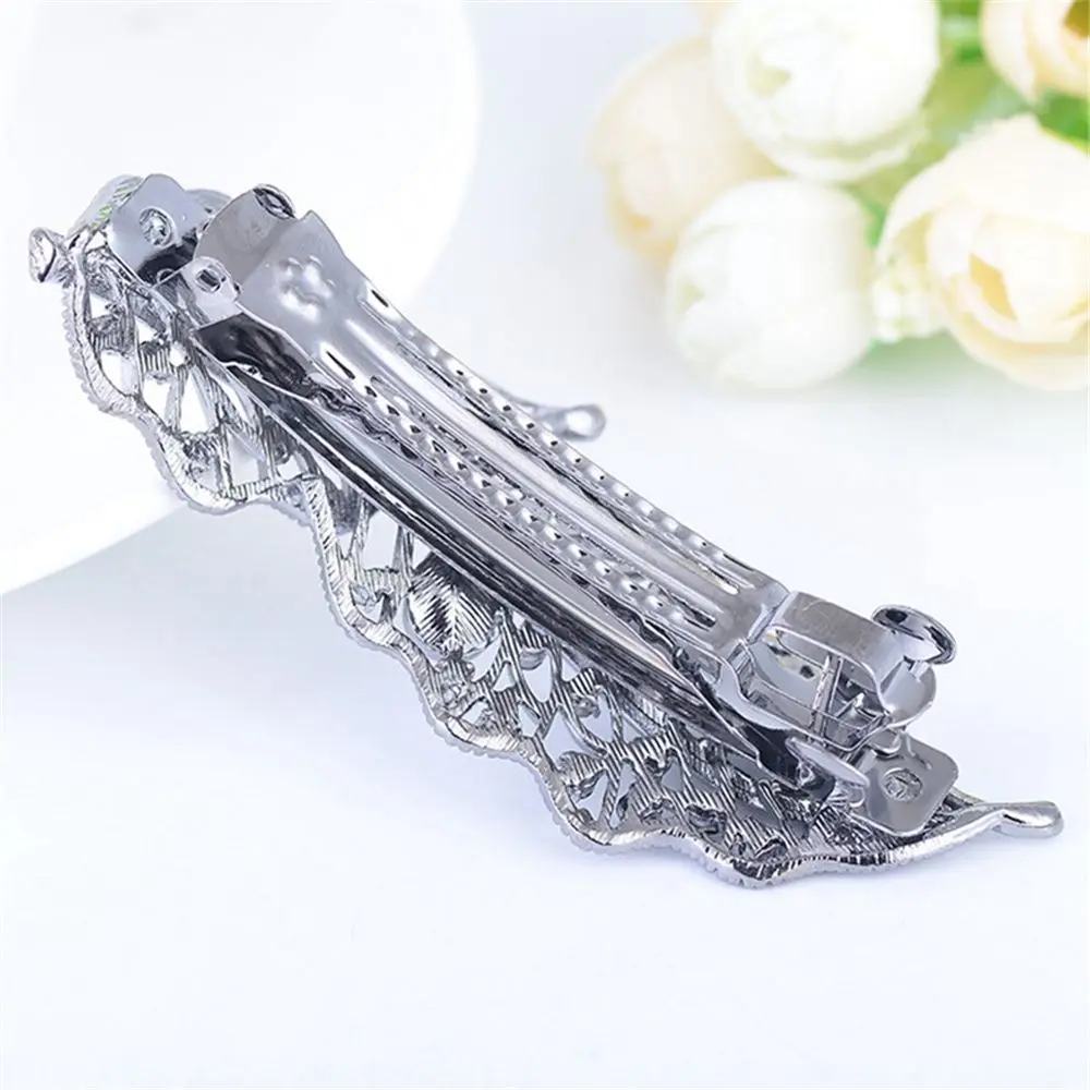 

1 Pc Rhinestone Butterfly Hair Clip Girls Barrette Square Hairpins Women Metal Hair Jewelry Accessories Dropshipping