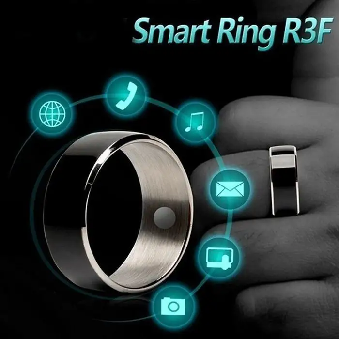 Водонепроницаемый цифровой смарт Кольцо NFC носимых для NFC мобильного телефона белый, черный