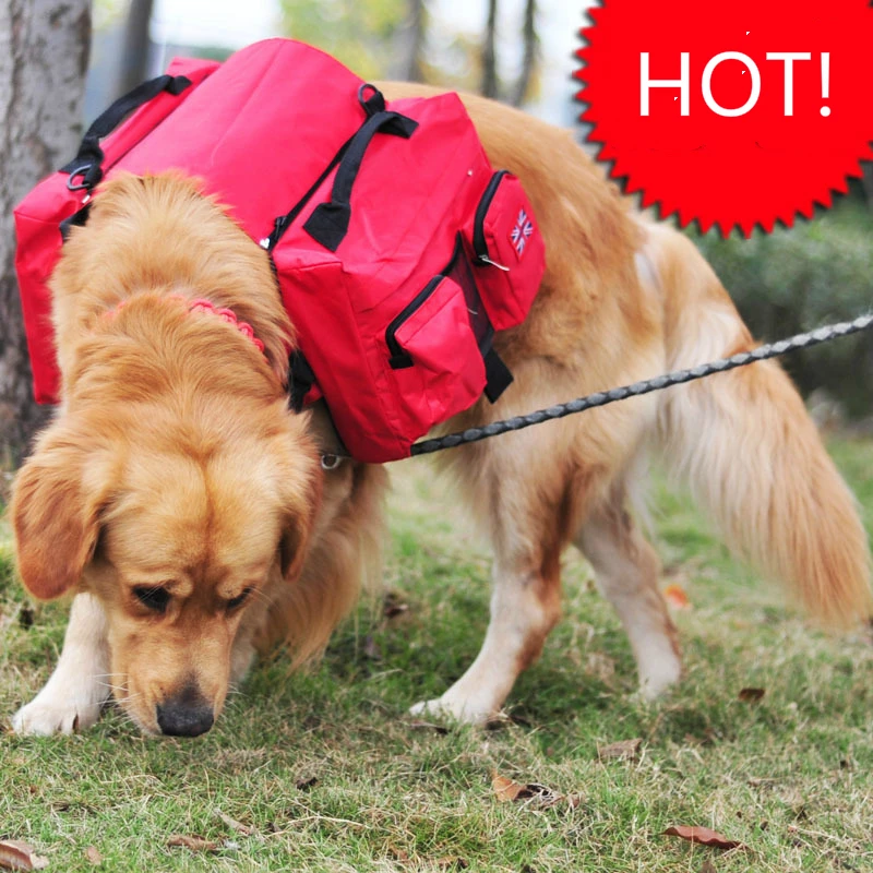 Открытый большой рюкзак для перевозки собак седло сумки камуфляж большая собака