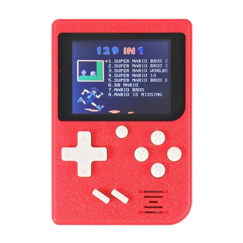 Портативная мини игровая консоль портативный игровой плеер 8 бит игровая консоль встроенный 129 игр цветной ЖК-экран детский игровой плеер