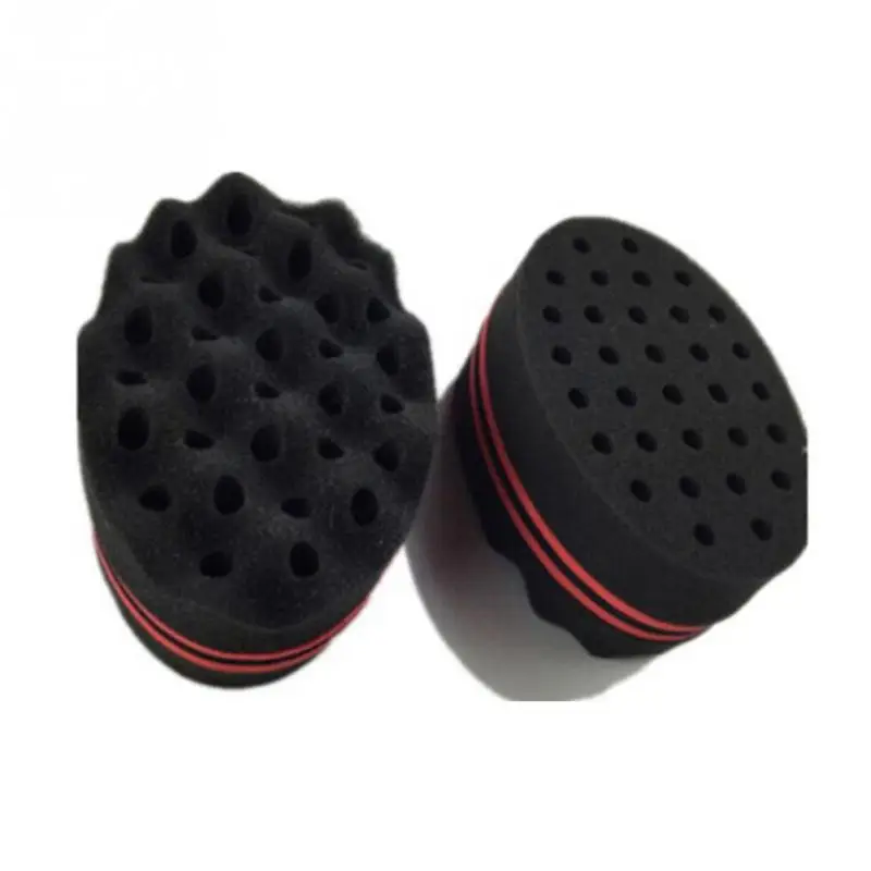 Двусторонний дизайн с 32 отверстиями волшебная завивка волос губка для завивки