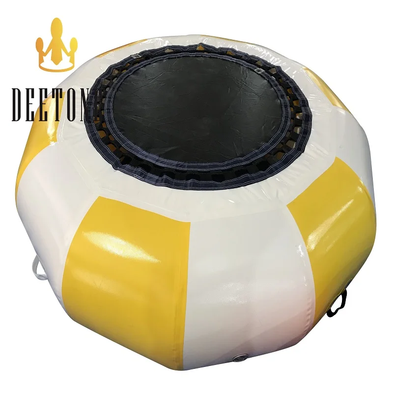 Высококачественный надувной батут для прыжков диаметром 2 м плавающий водный