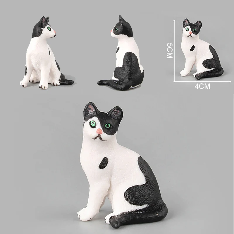 2 шт./лот Lantifer кошка и рисунком ленивый кот животных ПВХ Фигурки игрушки Чёрная