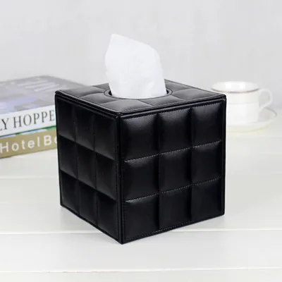 Качественная модная настольная квадратная коробка для салфеток из