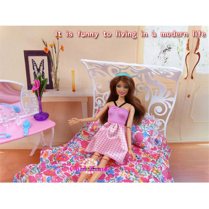Миниатюрная мебель My Fancy Life Sweet Dream спальня B для кукольного домика Барби игровые