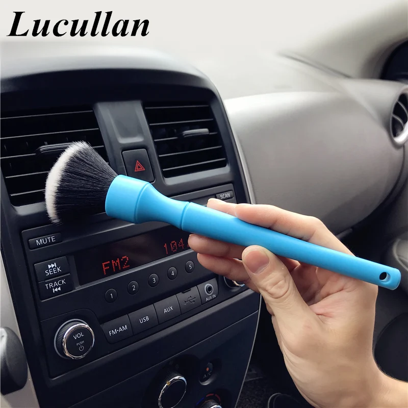 Lucullan 24 см щетка для чистки наружных поверхностей, колеса, отделка работы, гриль, эмблема/значок ультра мягкие волосы тонкие щетки