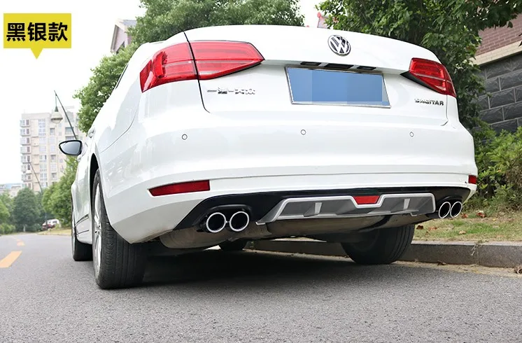 Для VW Jetta Задний Спойлер ABS задний бампер диффузор защитные бамперы для Volkswagen Jetta после хром задний спойлер