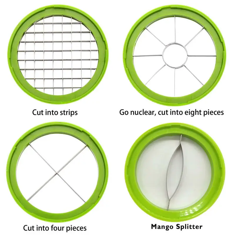 6 в 1 нож для нарезки кубиками фруктов и овощей машина еды лука измельчитель