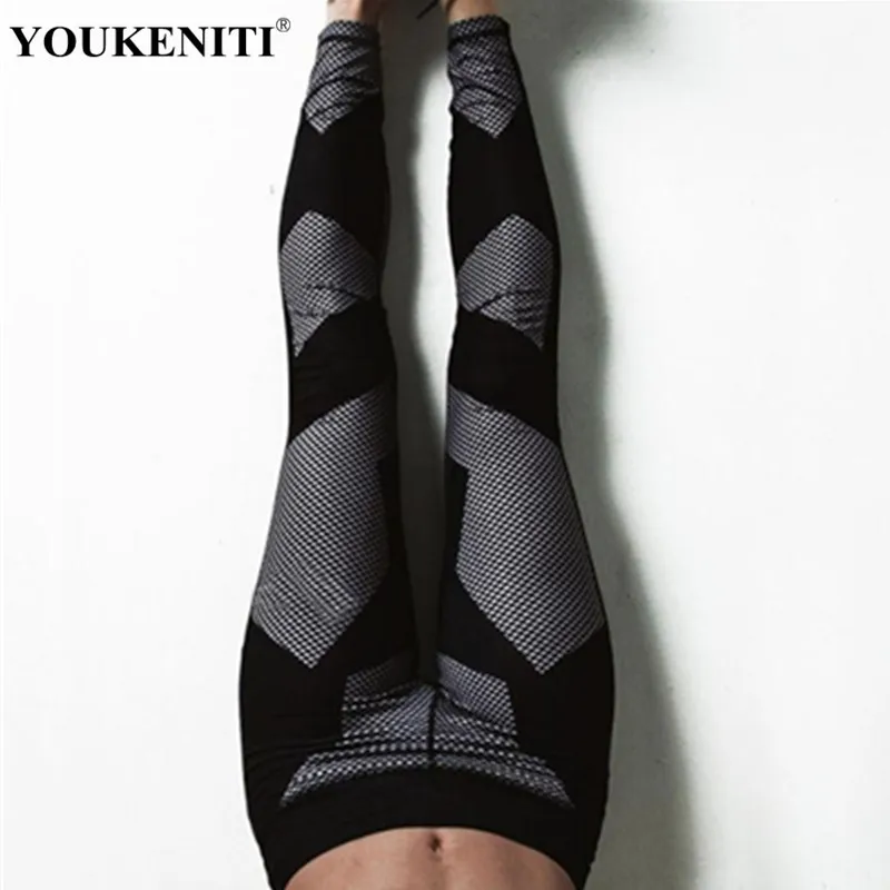 Energy seamless Лоскутные штаны йоги эластичный Фитнес training Колготки женские