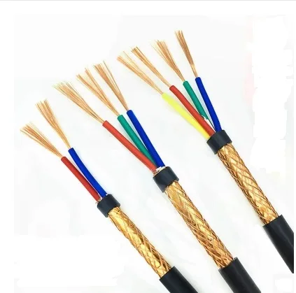 shipping2METERS из чистой меди/RVVP/экранированный провод/кабель для управления/2/3/4/5 жилами/0,3/0,5/0,75/1/1,5/2.5MM2 квадратный сигнальный провод - Цвет: 4 CORE