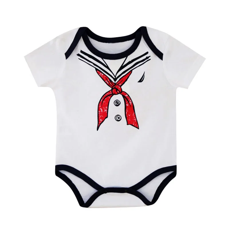 2017 Baby Boy Romper Summer Necktie Infant Gentleman Toddler Kid's Causal Jumpsuits Newborn Rompers Costume Clothing |