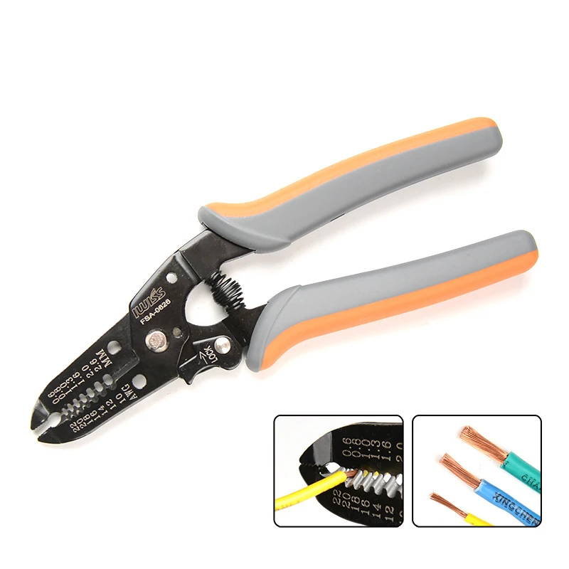 IWS-2820 Mini Terminal Crimping Tools for JAM Molex Tyco JST Terminal and Connector Multi-function Stripper Cable Cutter plier