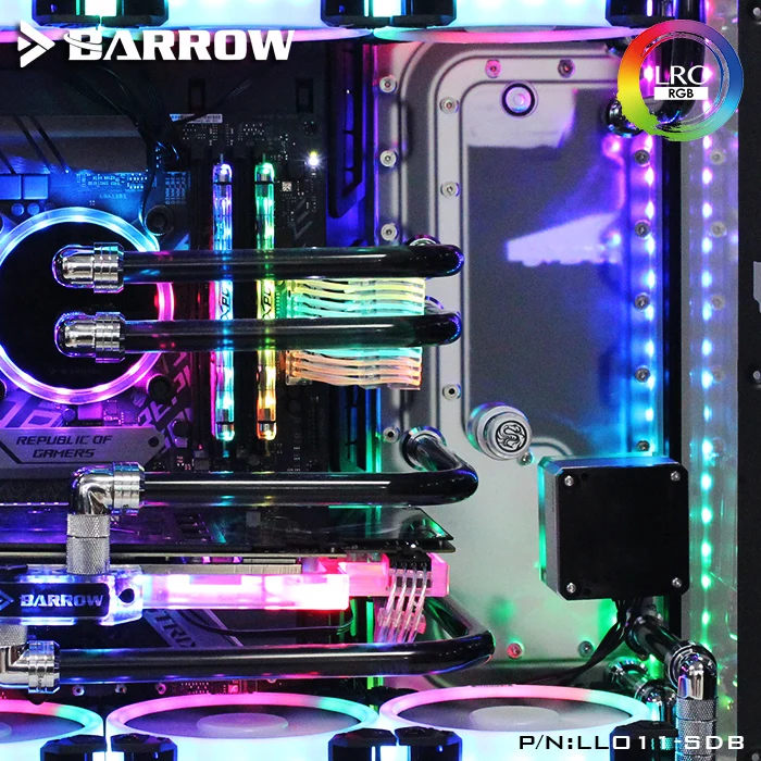 Barrow LLO11-SDB V1 водные платы для Lian Li PC-O11 динамический чехол Intel CPU Water Block &amp Single GPU Building