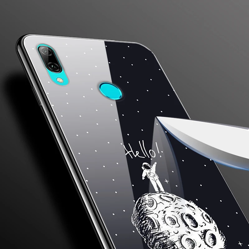 Для huawei P Smart Z чехол из закаленного стекла жесткий чехол для телефона для huawei Y9 Prime чехол s PSmart Z PSmartZ чехол задняя крышка 6,59''