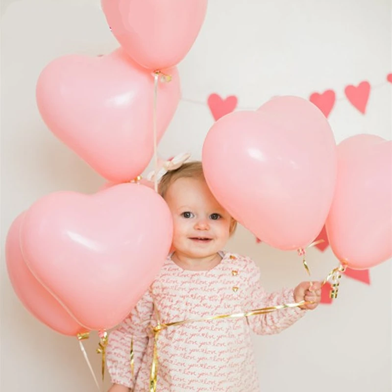 20 шт./лот толстые 2 г розового белого красного цвета с надписью Love латексных шаров